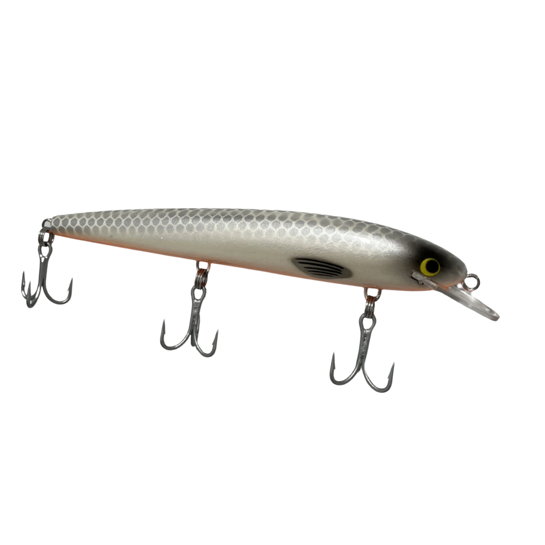 Raptor Lures Dominator 7in Hard Body Lure Pearl Ghost