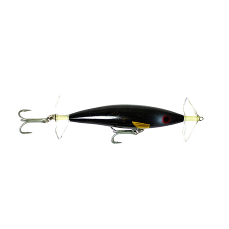 Raptor Lures Fizz Bait 115mm Hard Body Topwater Lure Black/Gold