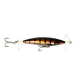 Raptor Lures Fizz Bait 115mm Hard Body Topwater Lure Copper Chrome