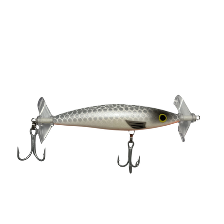 Raptor Lures Fizz Bait 115mm Hard Body Topwater Lure Pearl Ghost