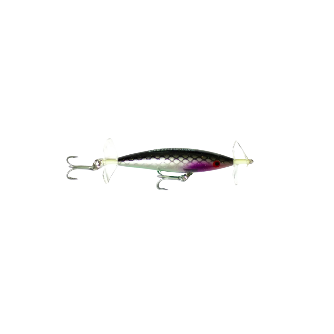 Raptor Lures Mini Fizz Bait 85mm Hard Body Topwater Lure Mullet