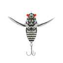 Samaki Redic Cicada 50mm Hard Body Topwater Lure Glow Job