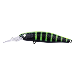 Zerek Tango Slim Jerk 95mm Hard Body Lure Green Sunset