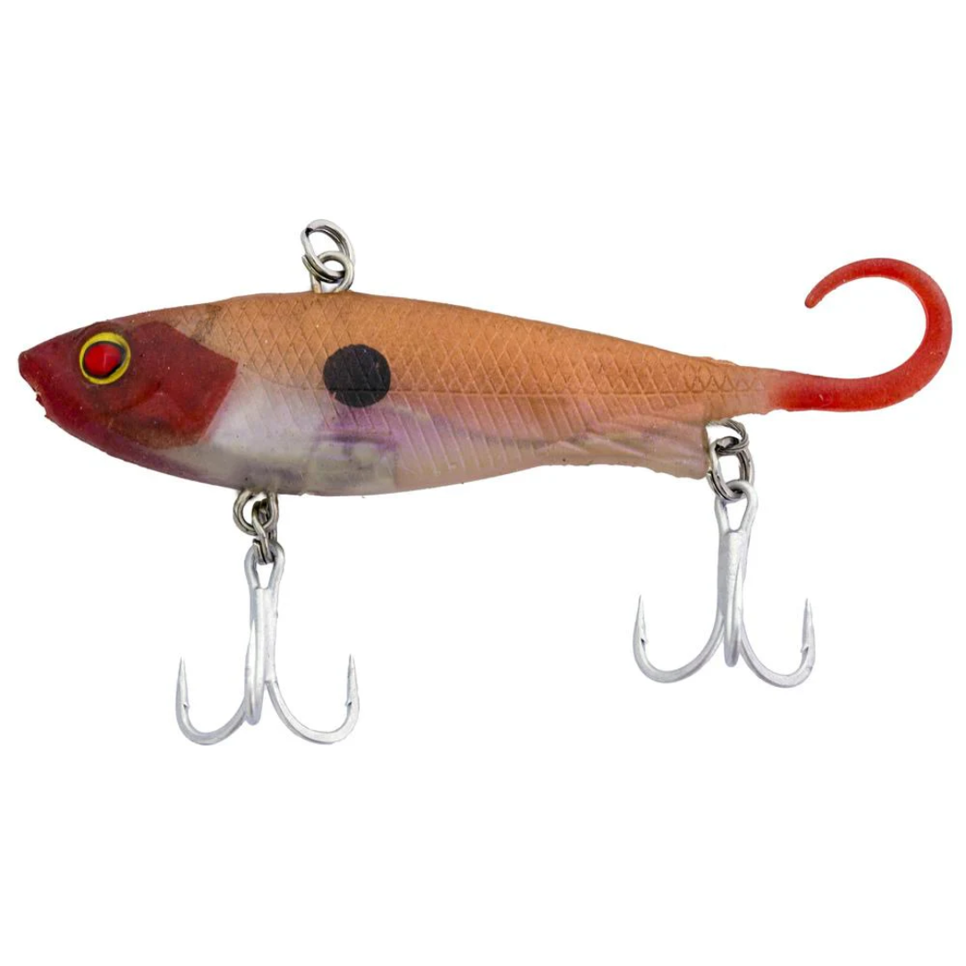 Zerek Fish Trap 80mm 13.5g Soft Vibe Lure Bronzed Cherry