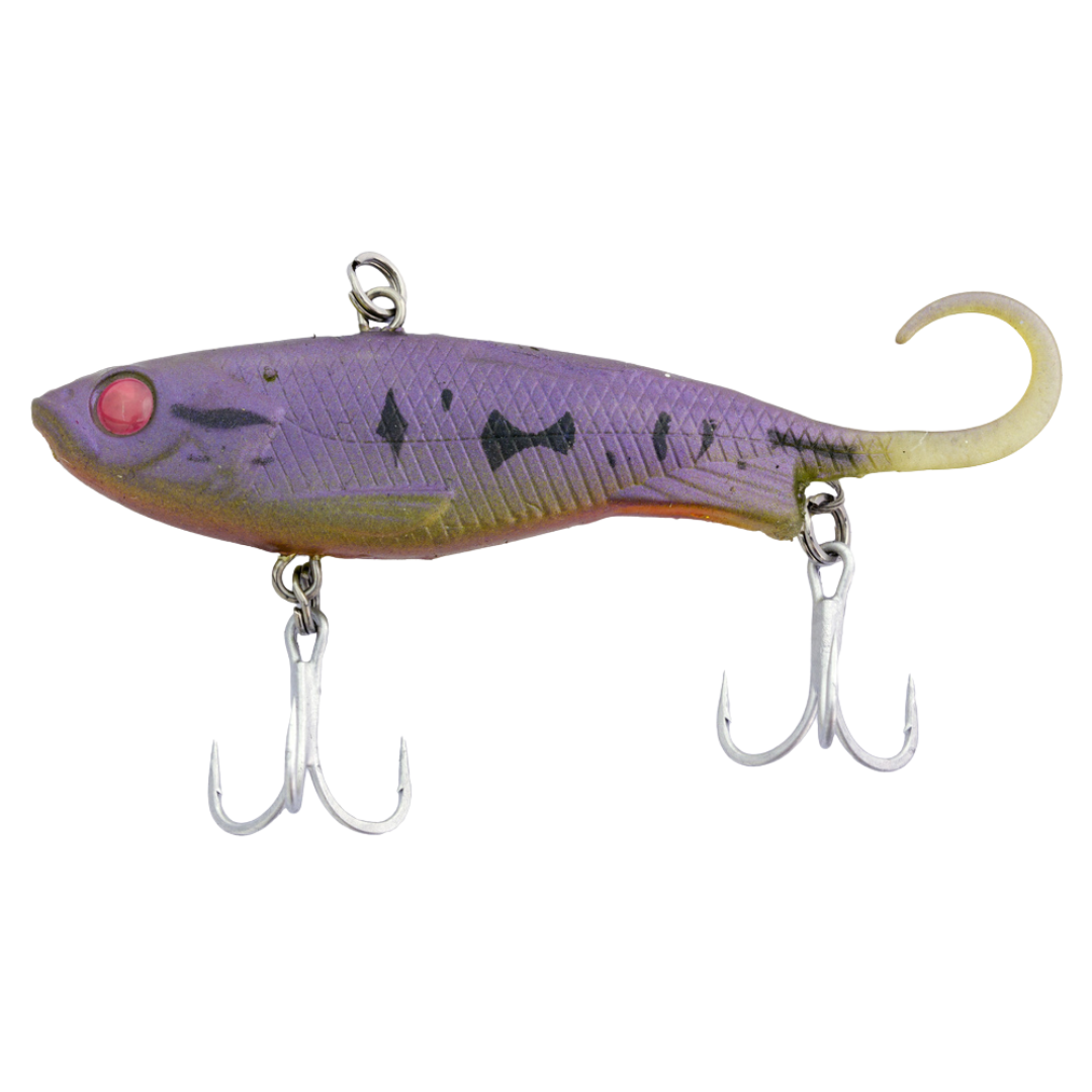 Zerek Fish Trap 65mm 10g Soft Vibe Lure Pink Eye