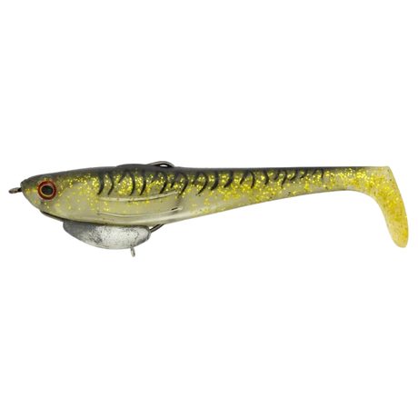 Zerek Flat Shad Pro 4.5in Soft Plastic Swimbait Lure Dark Ale