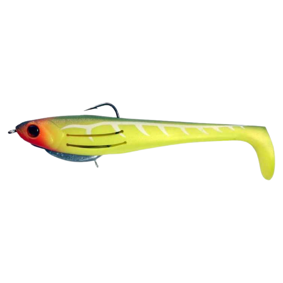Zerek Flat Shad Pro 5in Soft Plastic Swimbait Lure Chocolate Rose