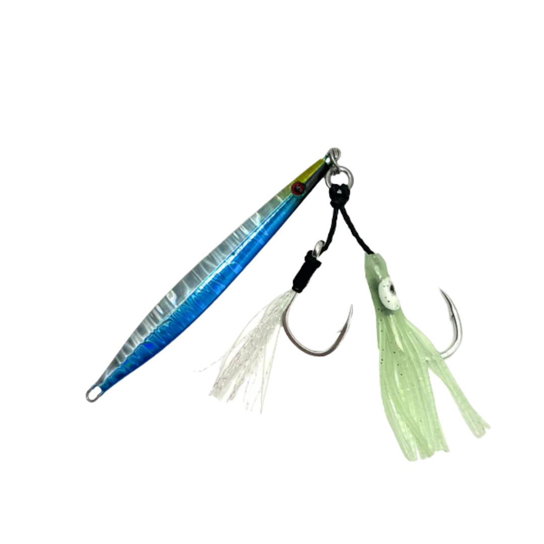 Dirty Tackle Micro Squirt Metal Jig Lure Blue