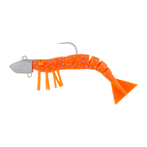 Samaki Live Shrimp 127mm 1.5oz Jighead Pre-Rigged Soft Plastic Lure 3pk Coral Trout