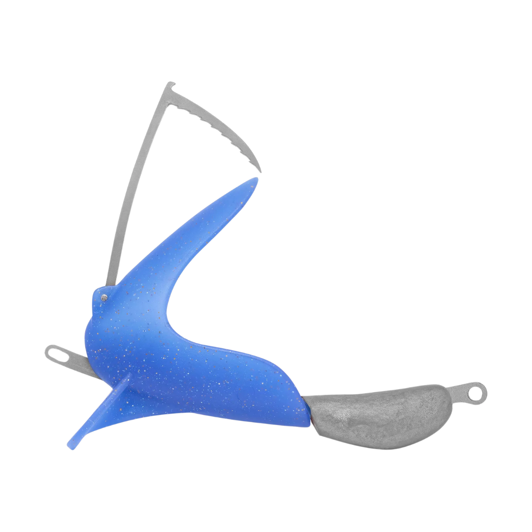Lure Us In Reaper Rig Head Only Extra Large Blue With Silver Fleck