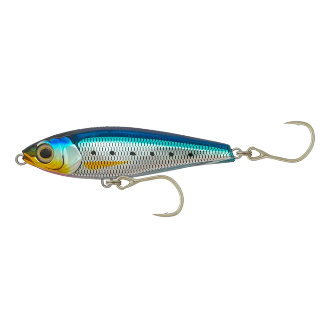 Samaki Pacemaker Schmickbait 140mm Sinking Stickbait Lure Blue Pink Silver