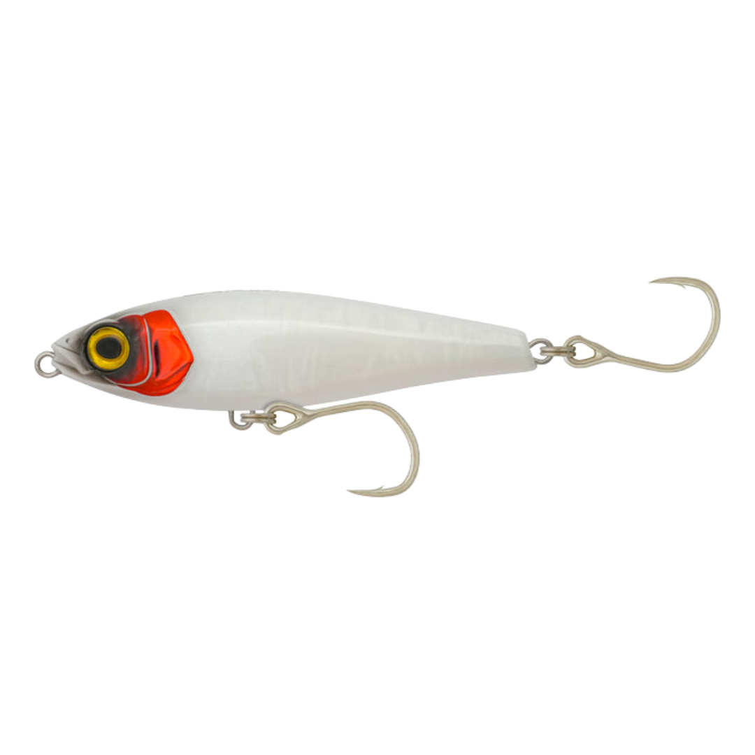 Samaki Pacemaker Schmickbait 140mm Sinking Stickbait Lure White Red Gill