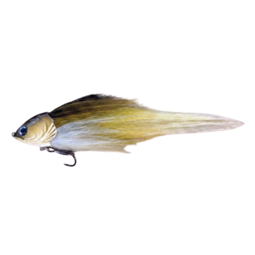 Jerkfly Signature 25cm Pre-Rigged Fly Lure Gold Digger