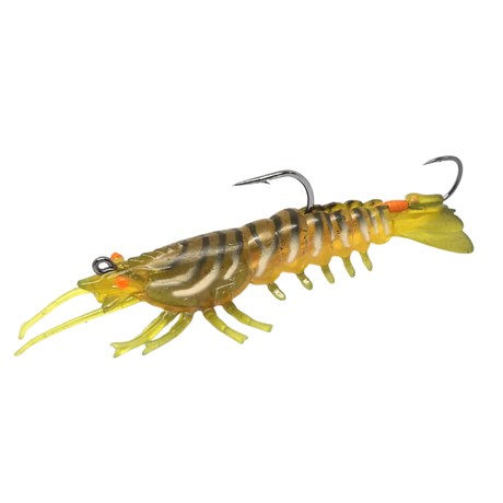 Barambah Stinger Shrimp Finesse 55F 55mm Soft Plastic Lure Motor Oil