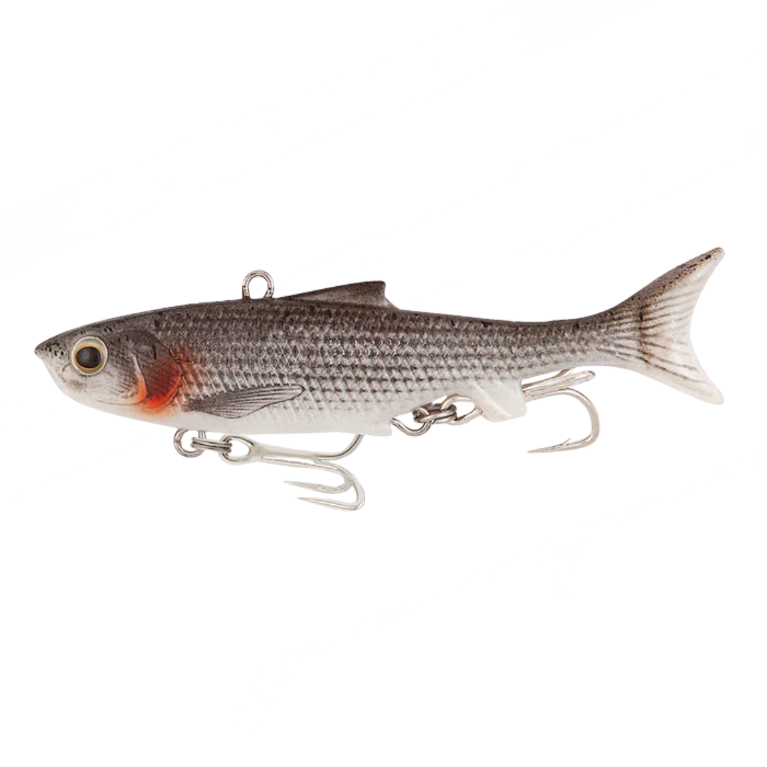 Samaki Vibelicious Thumper Tail 100mm 20g Soft Vibe Lure Turbo Mullet
