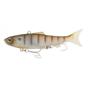 Samaki Vibelicious Thumper Tail 100mm 20g Soft Vibe Lure Pearl Perch