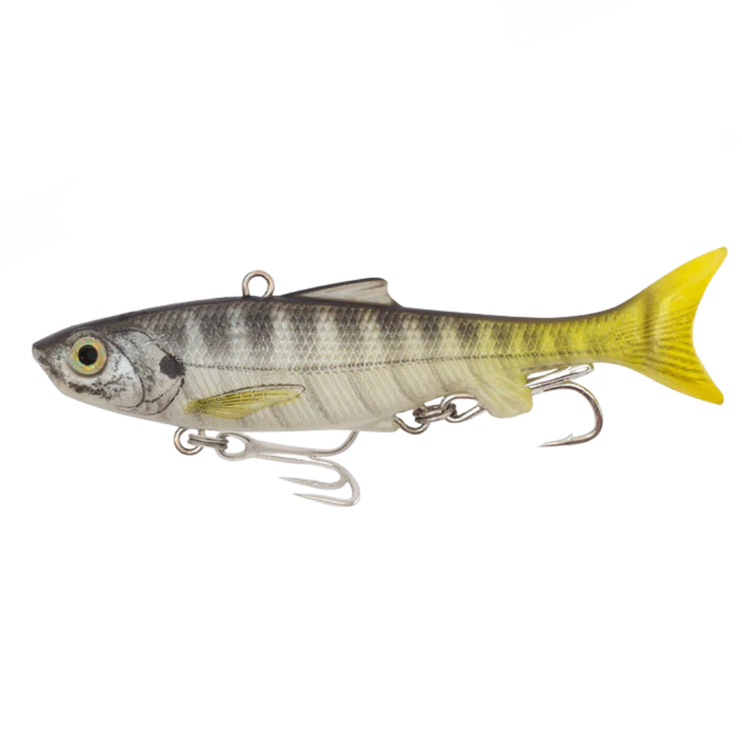 Samaki Vibelicious Thumper Tail 100mm 20g Soft Vibe Lure Yakka
