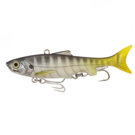 Samaki Vibelicious Thumper Tail 100mm 20g Soft Vibe Lure Yakka