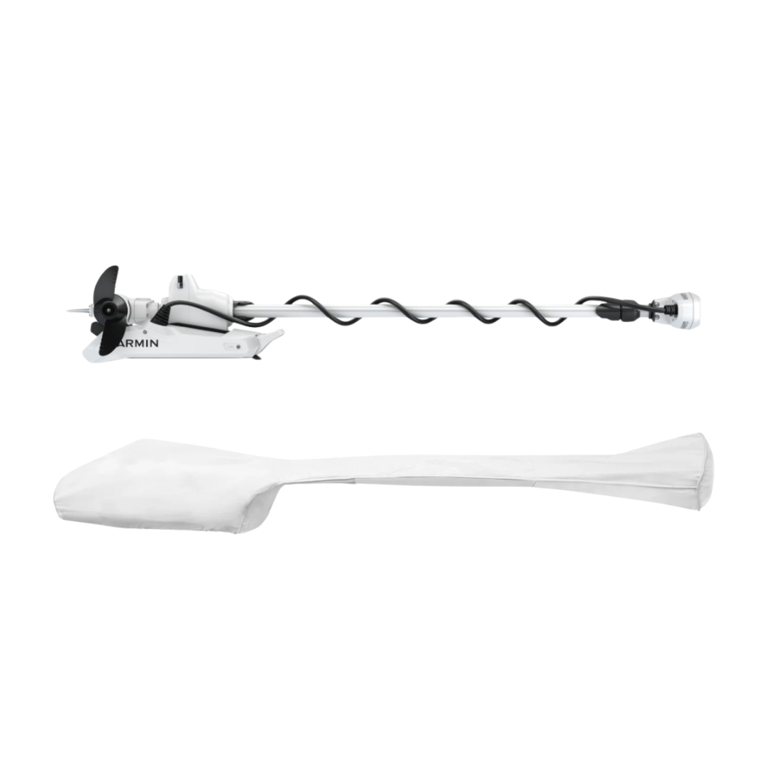 Oceansouth Trolling Motor Cover Garmin Force Kraken 75in White