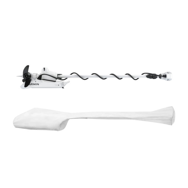 Oceansouth Trolling Motor Cover Garmin Force Kraken 75in White