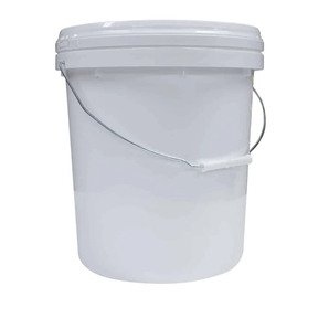 Bucket Pail With Lid 20L White