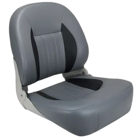 Relaxn Barra Series Boat Seat Dark Grey/Black Carbon