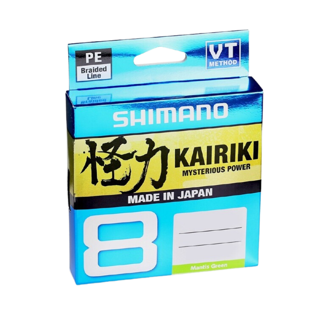 Shimano Kairiki 8 Braided Fishing Line Mantis Green