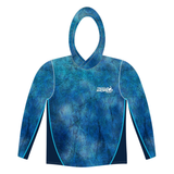 Tackle World Bundaberg Blue Offshore White Fish Adult Hooded Fishing Jersey