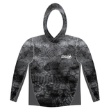 Tackle World Bundaberg Grey Estuary Coloured Fish Adult Hooded Fishing Jersey