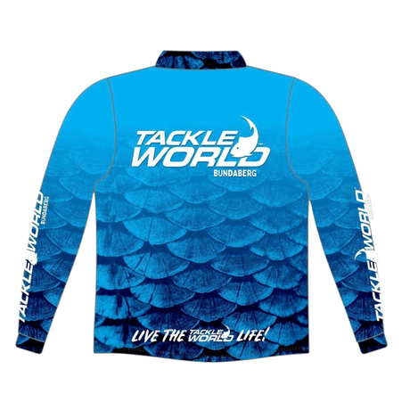 Tackle World Bundaberg Blue Scale Youth Fishing Shirt