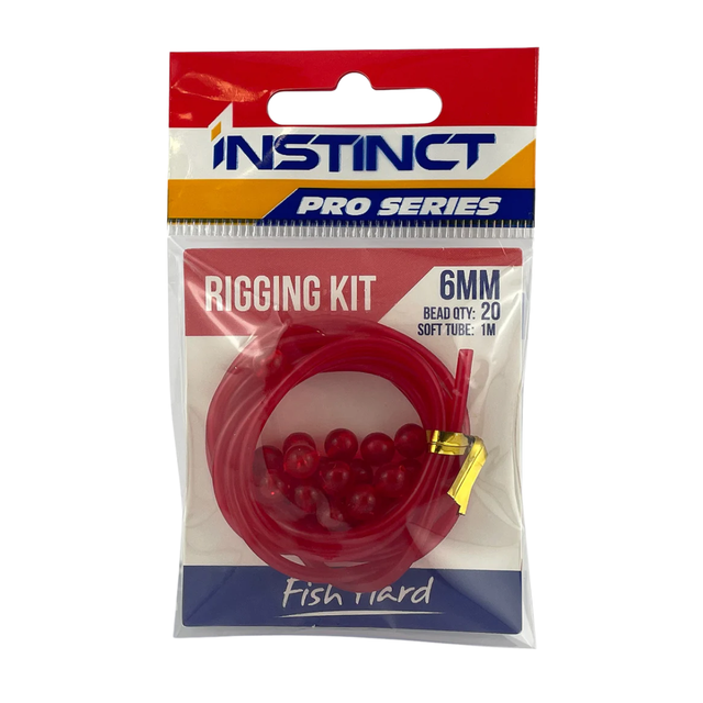 Instinct Pro Beads & Tube Rigging Kit 20pk Red