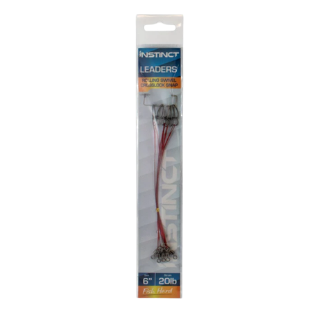 Instinct Pro Pre Made Wire Trace With Crosslock Snap 5pk Red