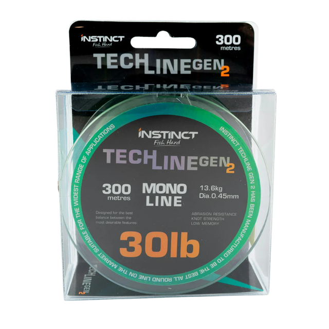 Instinct Pro Techline Gen 2 Monofilament Fishing Line 300m