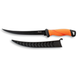 Maritec 7in Filleting Knife With Sheath Orange