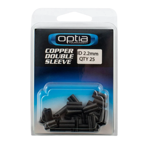 Optia Copper Double Sleeve Crimps 25pk