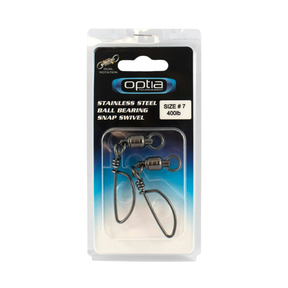 Optia Stainless Steel Ball Bearing Snap Swivels