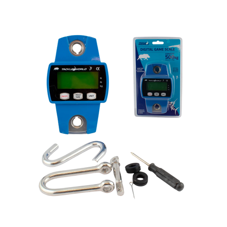Tackle World Digital Crane Scale 500kg Blue