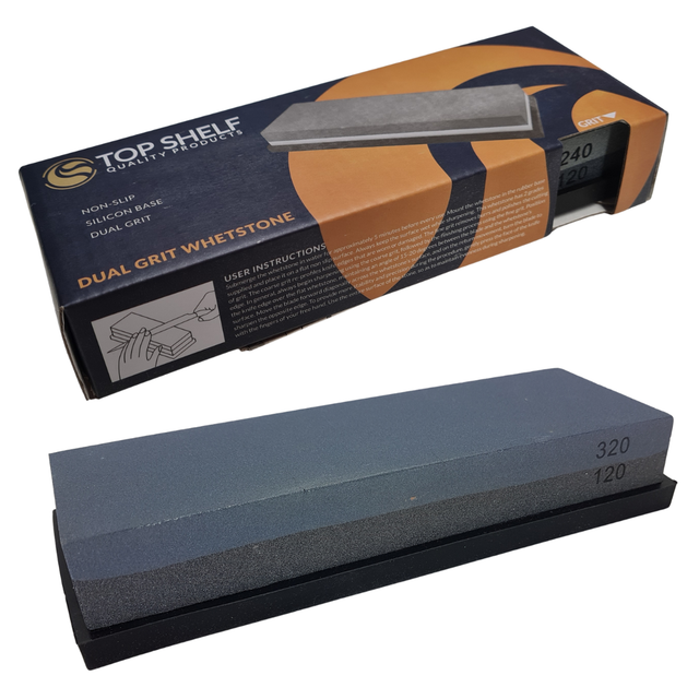 Top Shelf 120/240 Grit Sharpening Whetstone