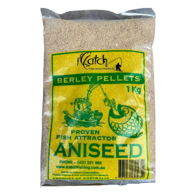 ICatch Aniseed Burley Pellets 1kg