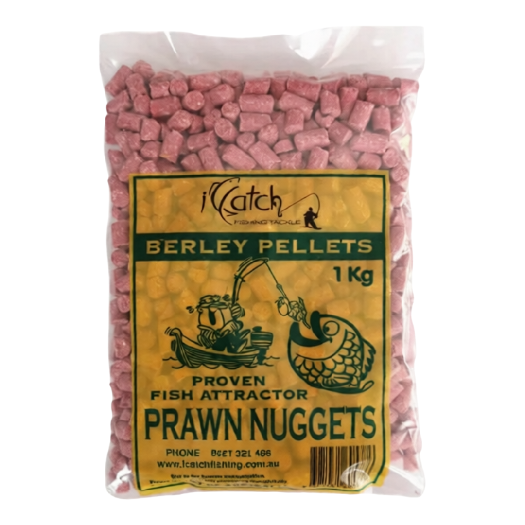 ICatch Prawn Nuggets Burley Pellets 1kg