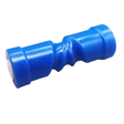 Nylon Self Centering Trailer Keel Roller 8in Blue