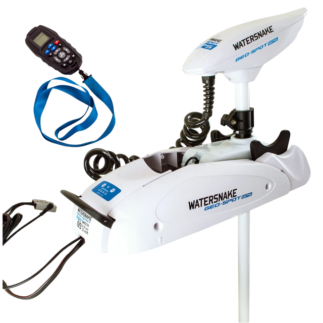 Watersnake Geo-Spot GPS Bow Mount Trolling Motor 65lb 60in 12v Remote Only