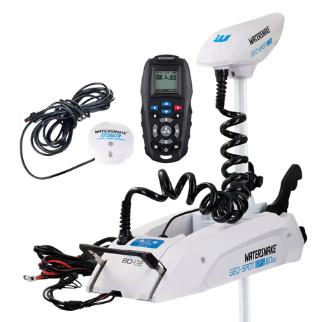 Watersnake Geo-Spot GPS Bow Mount Trolling Motor 80lb 72in 24v Remote Only