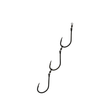 Mustad 10829NPBN Big Gun 3 Hook Undressed Pre-Made Ganged Hooks 4pk