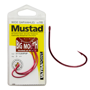 Mustad 37753NPNP Big Mouth Wide Gap Hooks Pre Pack