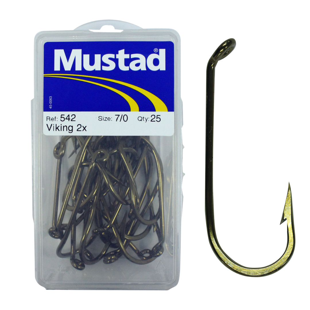 Mustad 542-BR French Viking Hooks Bulk Pack