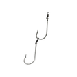 Mustad 7766-DT Tarpon 2 Hook Undressed Pre-Made Ganged Hooks 4pk