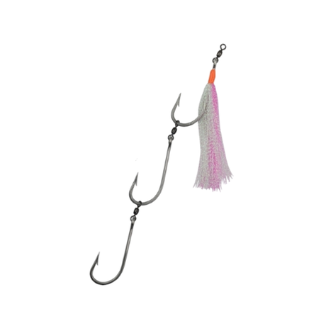 Mustad 7766-DT Tarpon 3 Hook Dressed Pre-Made Ganged Hooks 3pk