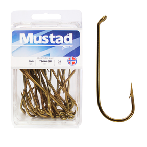 Mustad 79640-BR Viking Hollow Point Hooks Bulk Pack