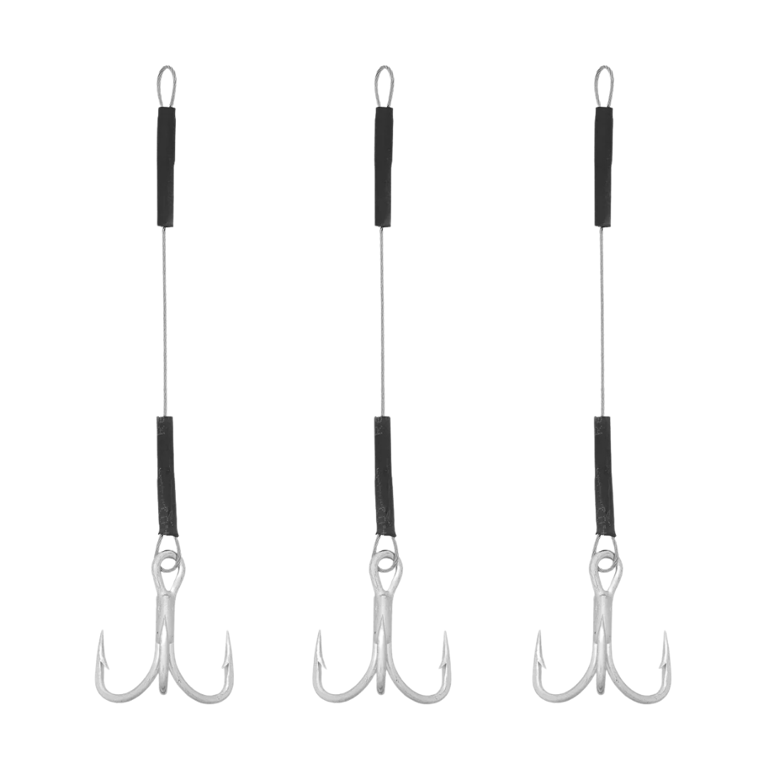 Lure Us In Reaper Rig Treble Hook Assemblies